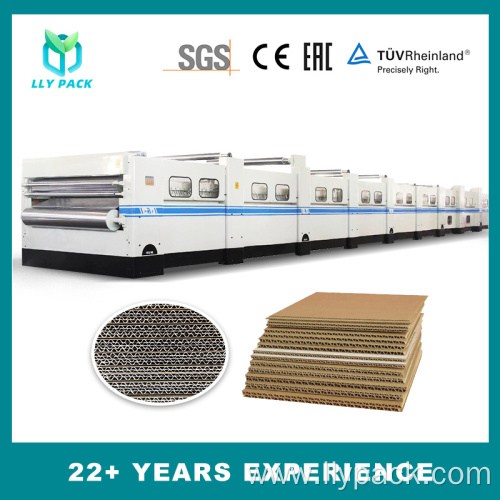 Large Width Corrugated Cardboard Making Double Facer Machine